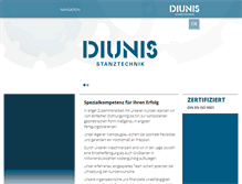 Tablet Screenshot of diunis.com
